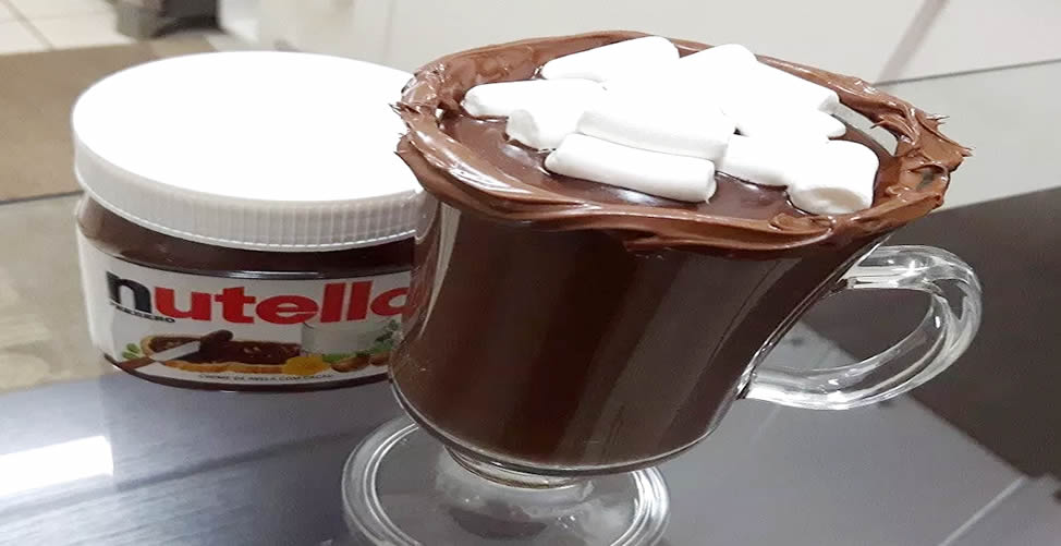 Como Fazer Chocolate Quente Com Nutella