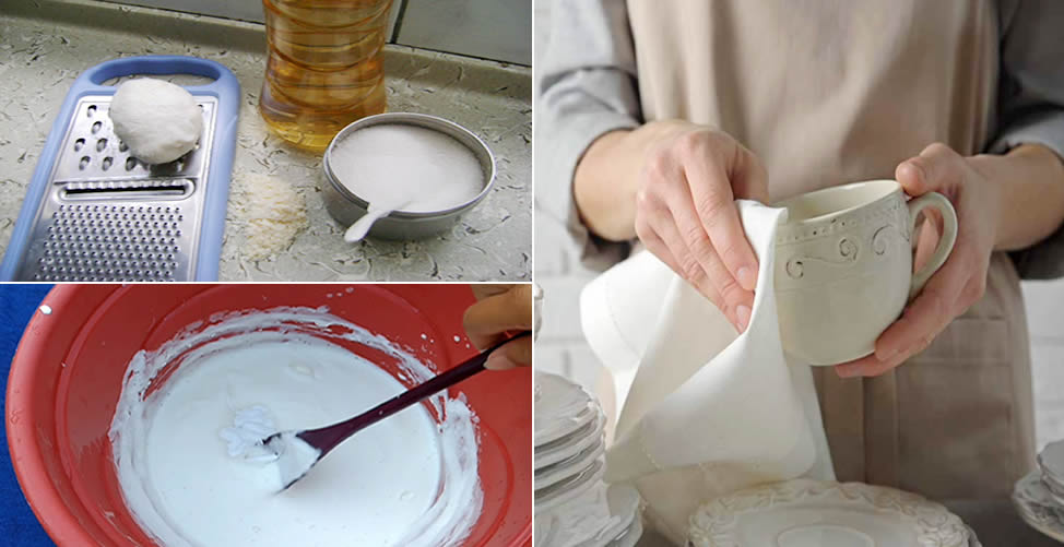 Como Limpar Objetos de Porcelana - Pasta Mousse