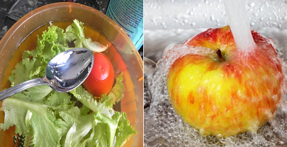 Como Lavar frutas e Verduras Corretamente